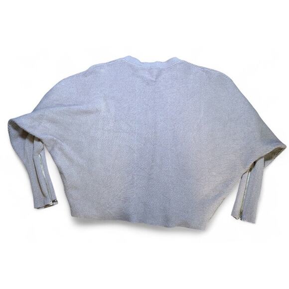Philosophy Batwing Sleeve Pullover Sweater Size M Cool Beige Cozy Casual Basics - Picture 2 of 8